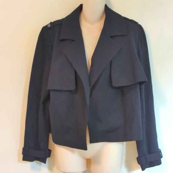 Chicos Cropped Trench Jacket - Picture 5 of 16